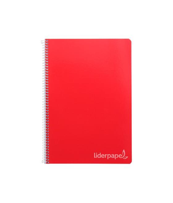 Cuaderno espiral liderpapel folio witty tapa dura 80h 75gr cuadro 4mm con margen colores surtidos