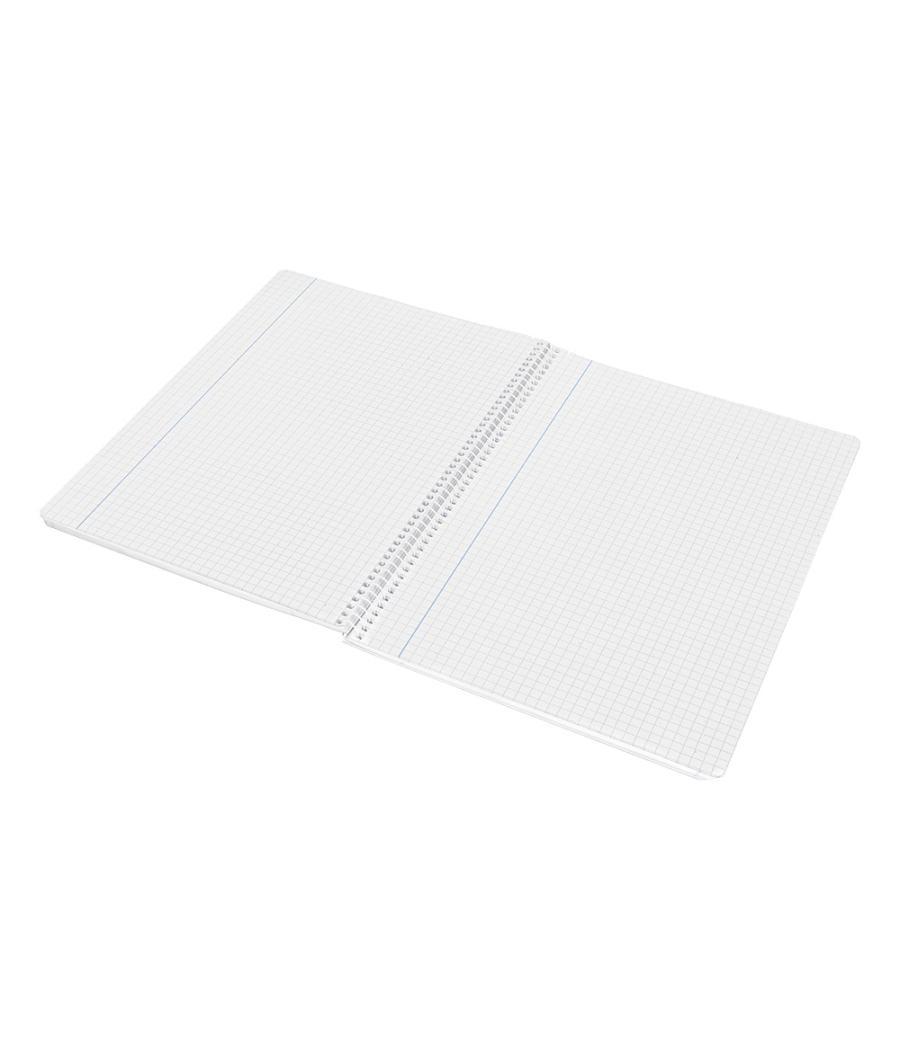 Cuaderno espiral liderpapel folio witty tapa dura 80h 75gr cuadro 4mm con margen colores surtidos