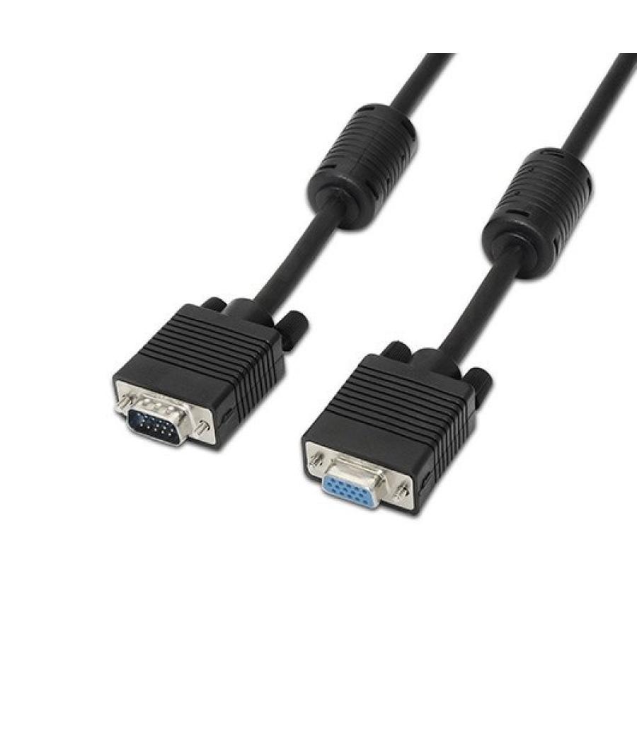 Cable con ferrita svga hdb15 aisens 3m negro