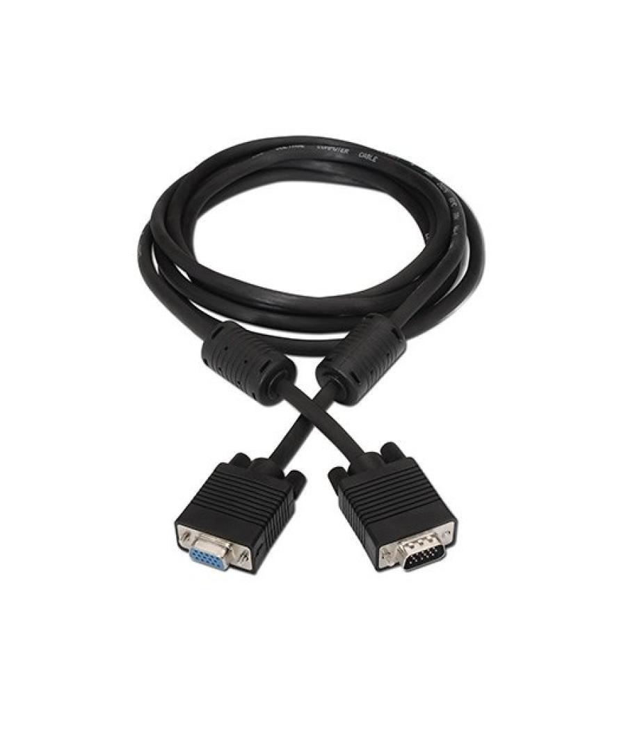 Cable con ferrita svga hdb15 aisens 3m negro