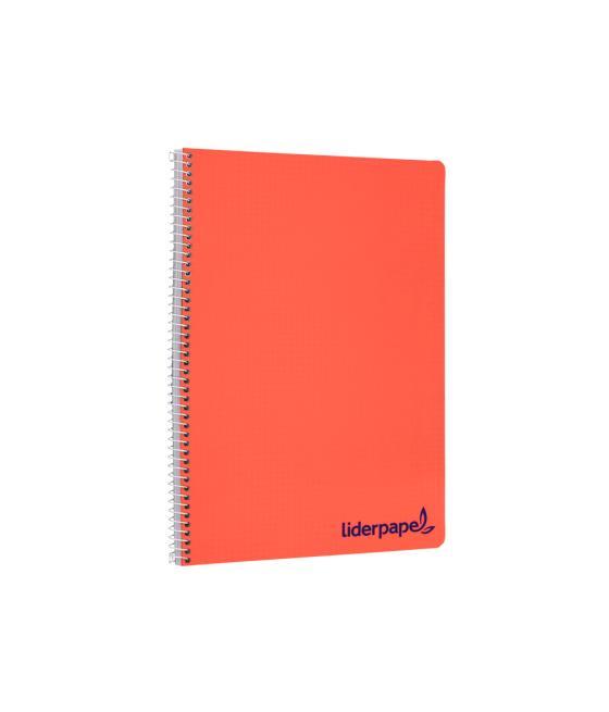 Cuaderno espiral liderpapel a4 wonder tapa plástico 80h 90gr rayado n.46 colores surtidos