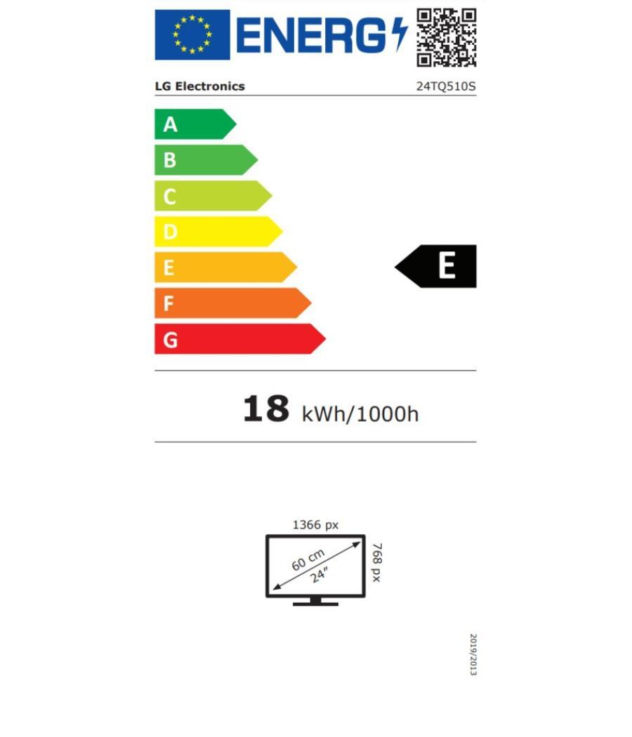 Televisión led 24 lg 24tq510s-wz.aeu smart tv hd blanco