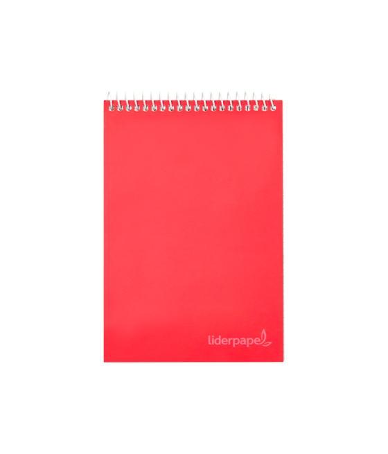 Cuaderno espiral liderpapel bolsillo octavo apaisado witty tapadura 80h 75gr cuadro 4 mm colores surtidos