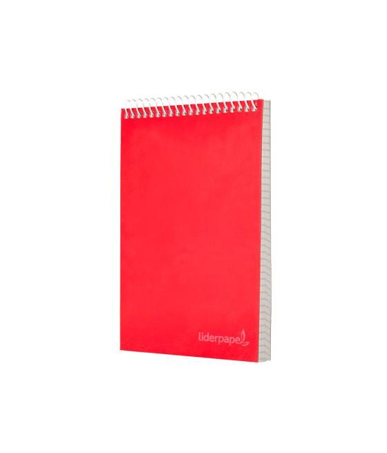 Cuaderno espiral liderpapel bolsillo octavo apaisado witty tapadura 80h 75gr cuadro 4 mm colores surtidos