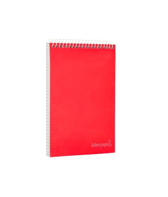 Cuaderno espiral liderpapel bolsillo octavo apaisado witty tapadura 80h 75gr cuadro 4 mm colores surtidos