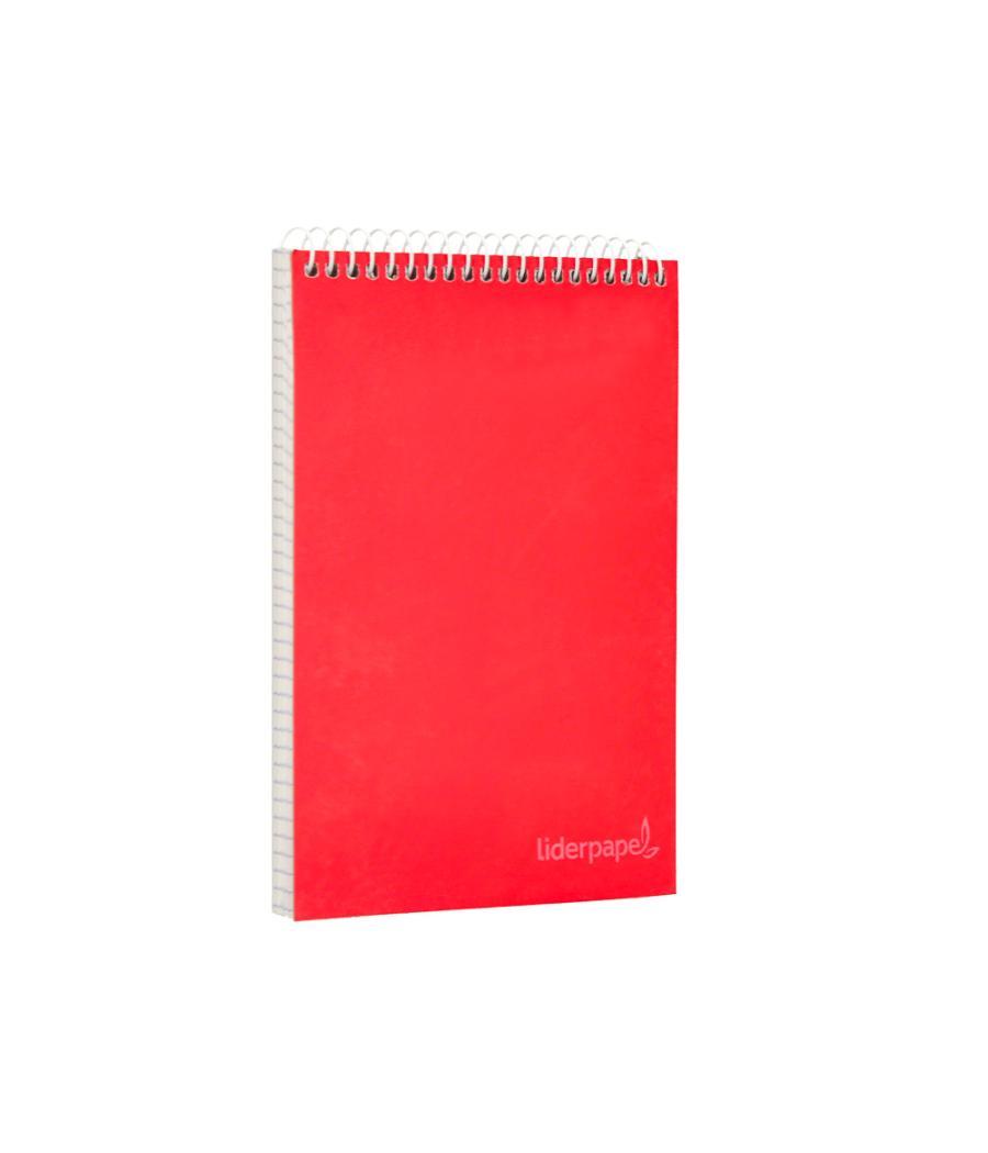 Cuaderno espiral liderpapel bolsillo octavo apaisado witty tapadura 80h 75gr cuadro 4 mm colores surtidos