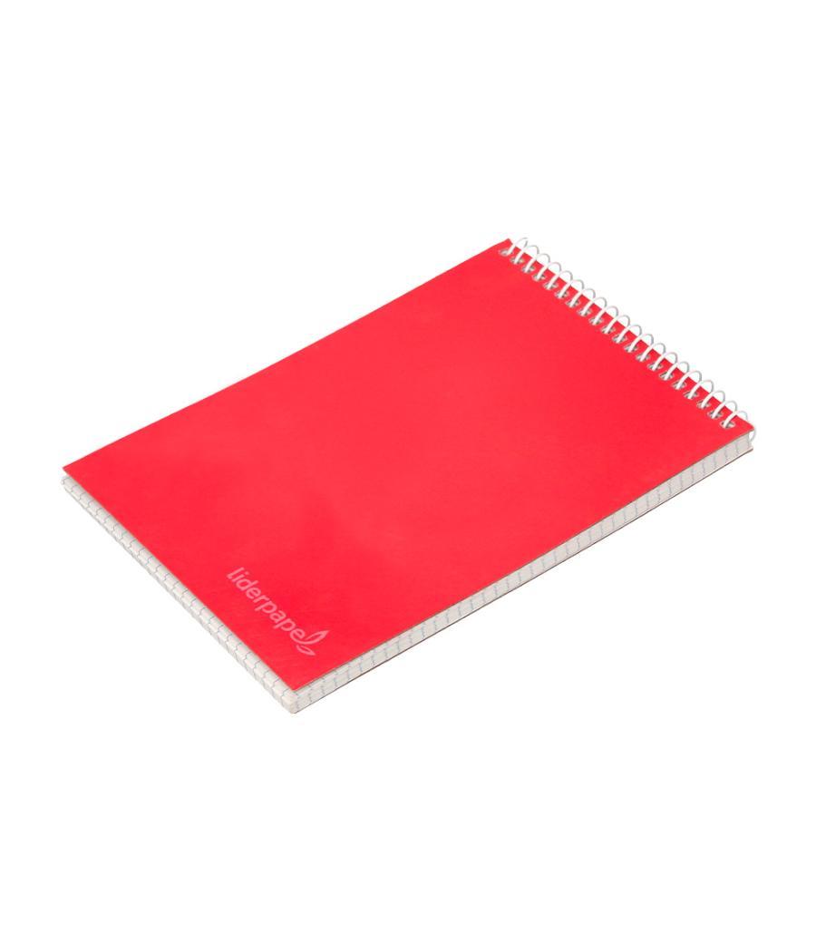 Cuaderno espiral liderpapel bolsillo octavo apaisado witty tapadura 80h 75gr cuadro 4 mm colores surtidos