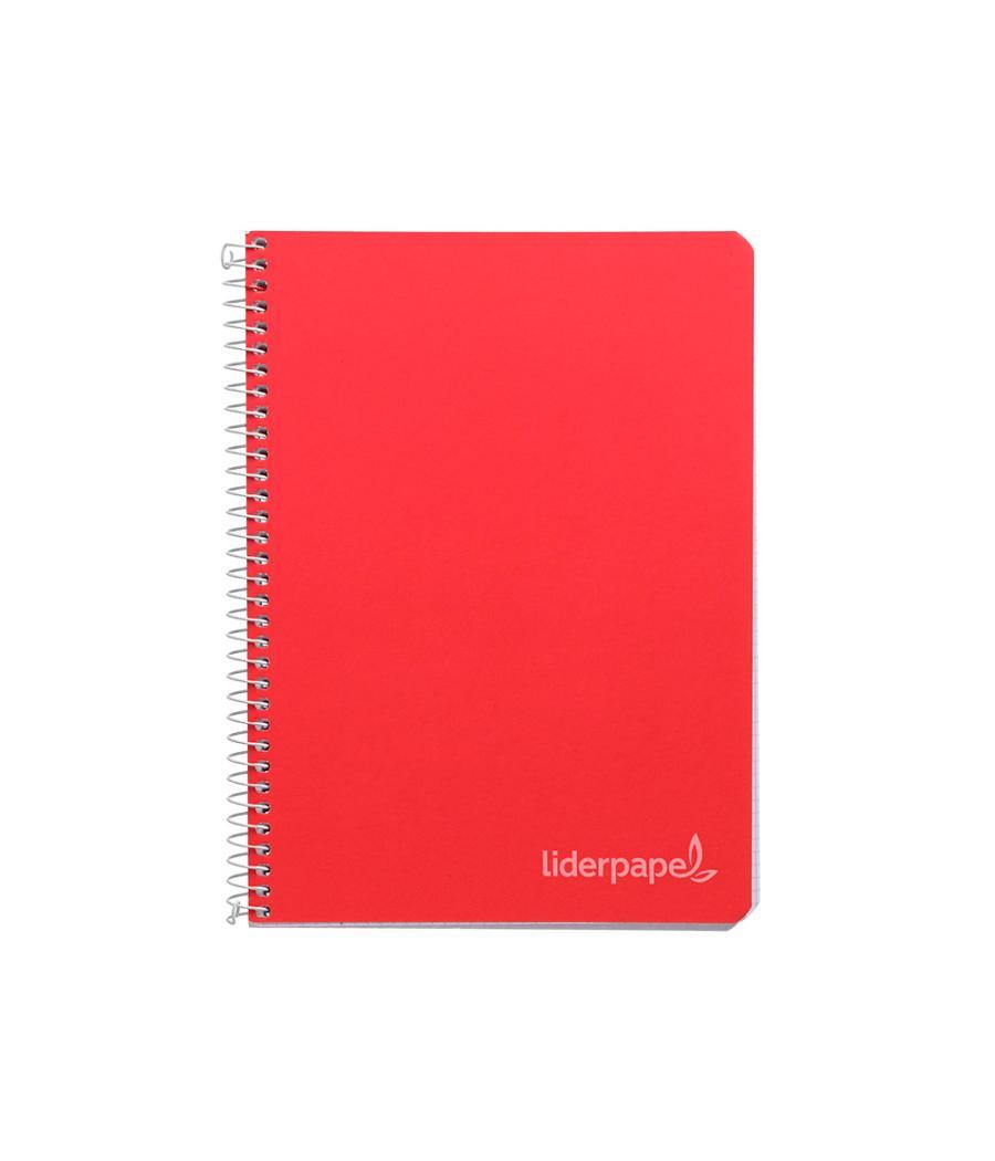 Cuaderno espiral liderpapel cuarto witty tapa dura 80h 75gr liso sin margen colores surtidos