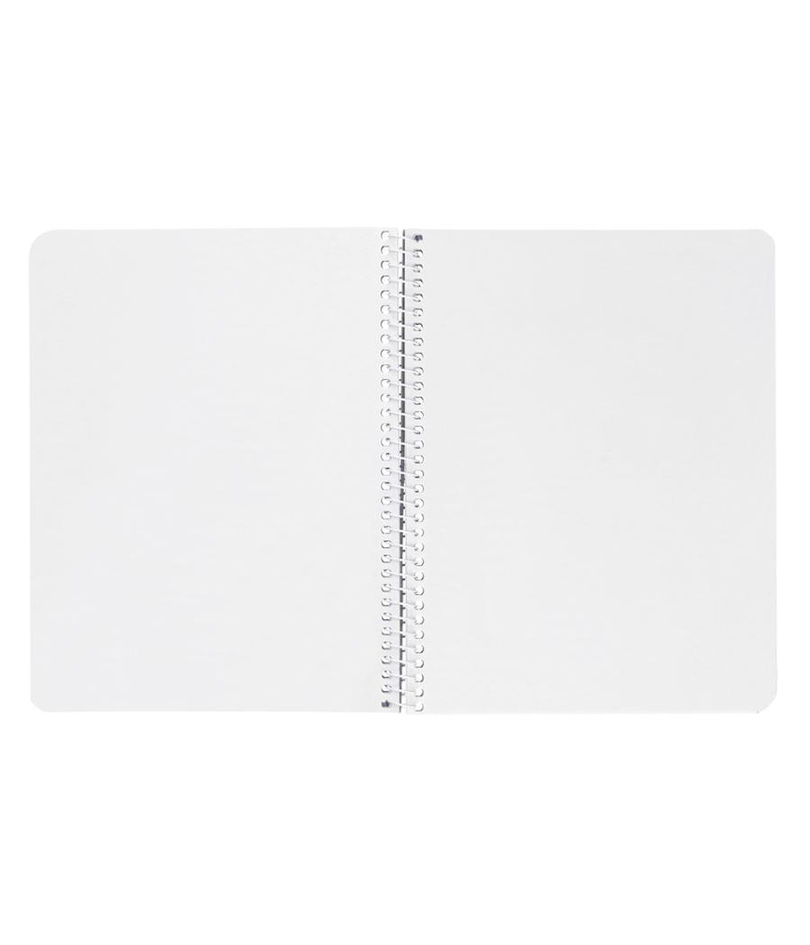 Cuaderno espiral liderpapel cuarto witty tapa dura 80h 75gr liso sin margen colores surtidos