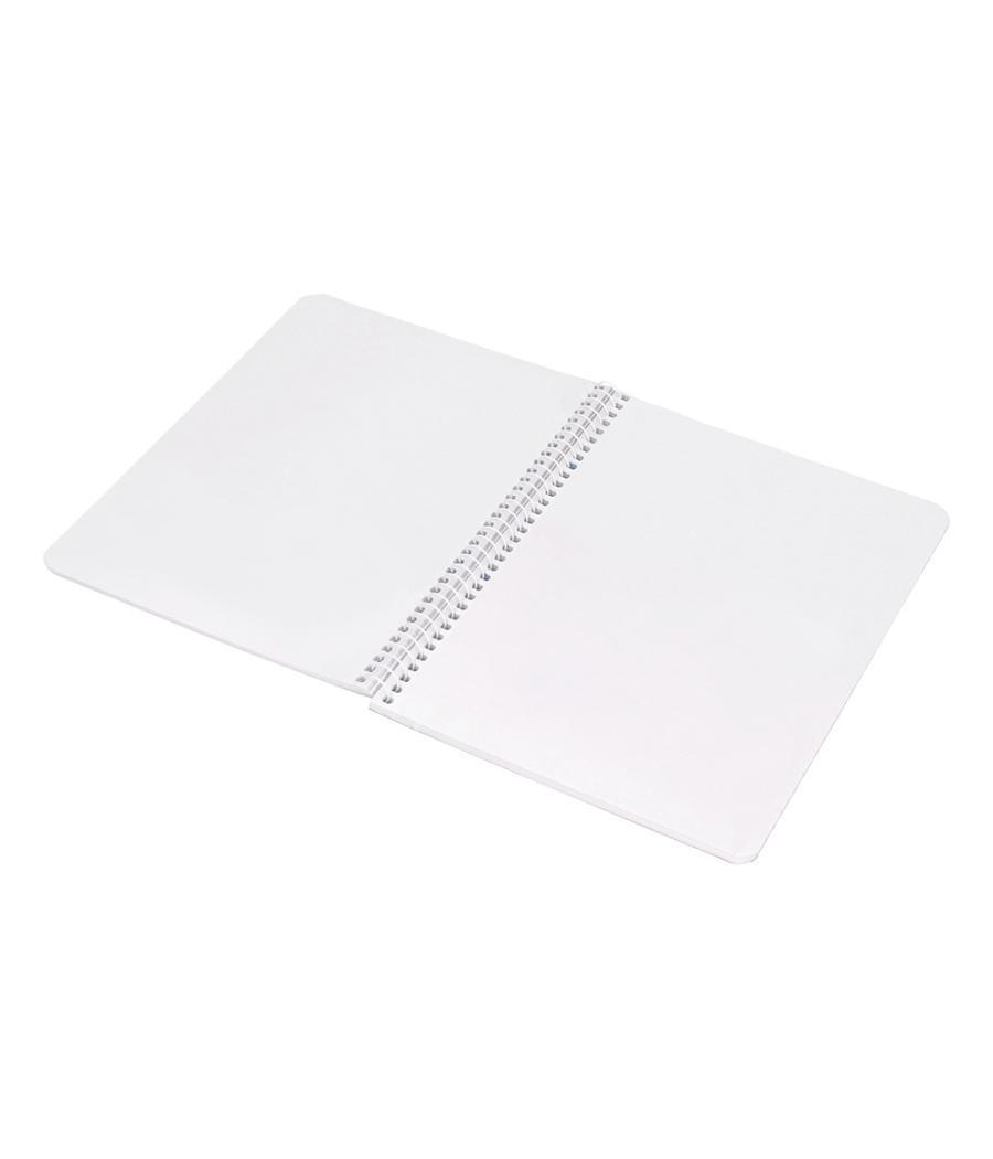 Cuaderno espiral liderpapel cuarto witty tapa dura 80h 75gr liso sin margen colores surtidos