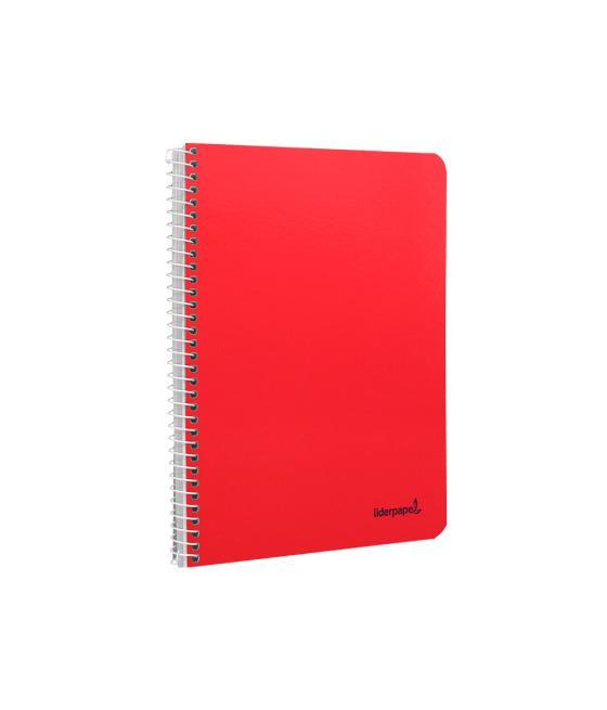 Cuaderno espiral liderpapel cuarto smart tapa blanda 80h 60gr rayado montessori 5mm colores surtidos