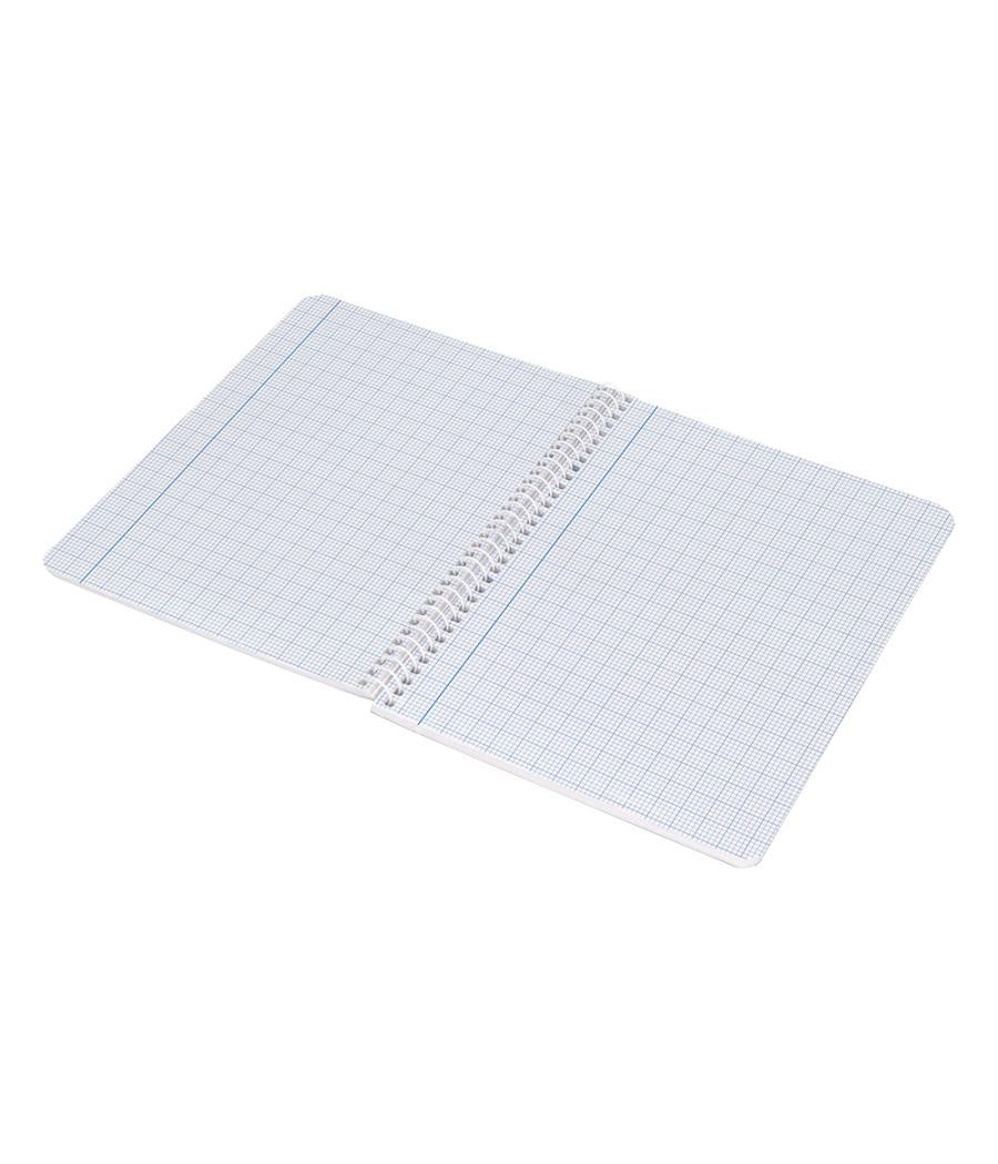 Cuaderno espiral liderpapel cuarto smart tapa blanda 80h 60gr milimetrado 2mm colores surtidos