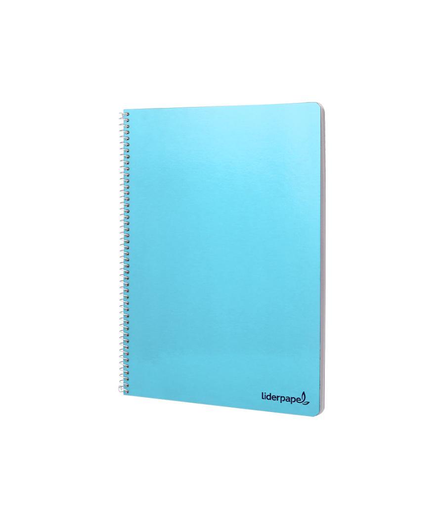 Cuaderno espiral liderpapel folio smart tapa blanda 80h 60gr rayado n 46 colores surtidos