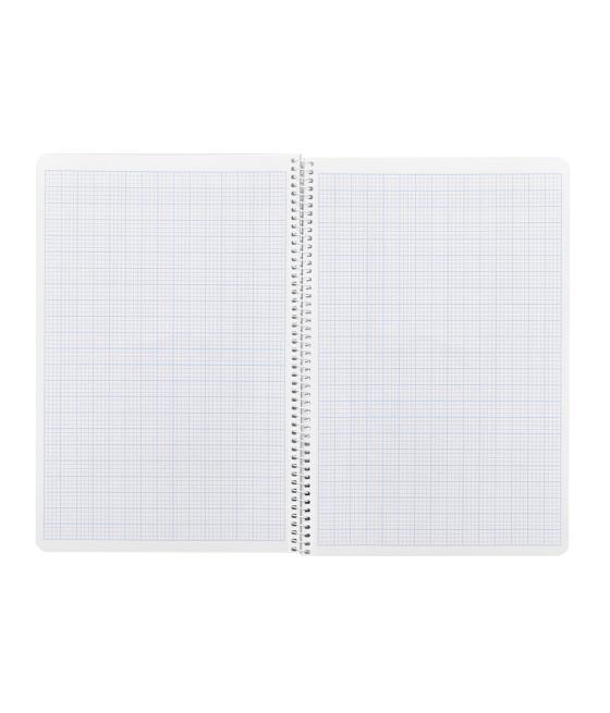 Cuaderno espiral liderpapel folio smart tapa blanda 80h 60gr rayado n 46 colores surtidos