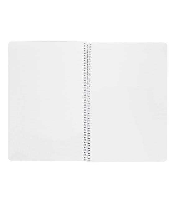 Cuaderno espiral liderpapel folio smart tapa blanda 80h 60gr liso sin margen colores surtidos