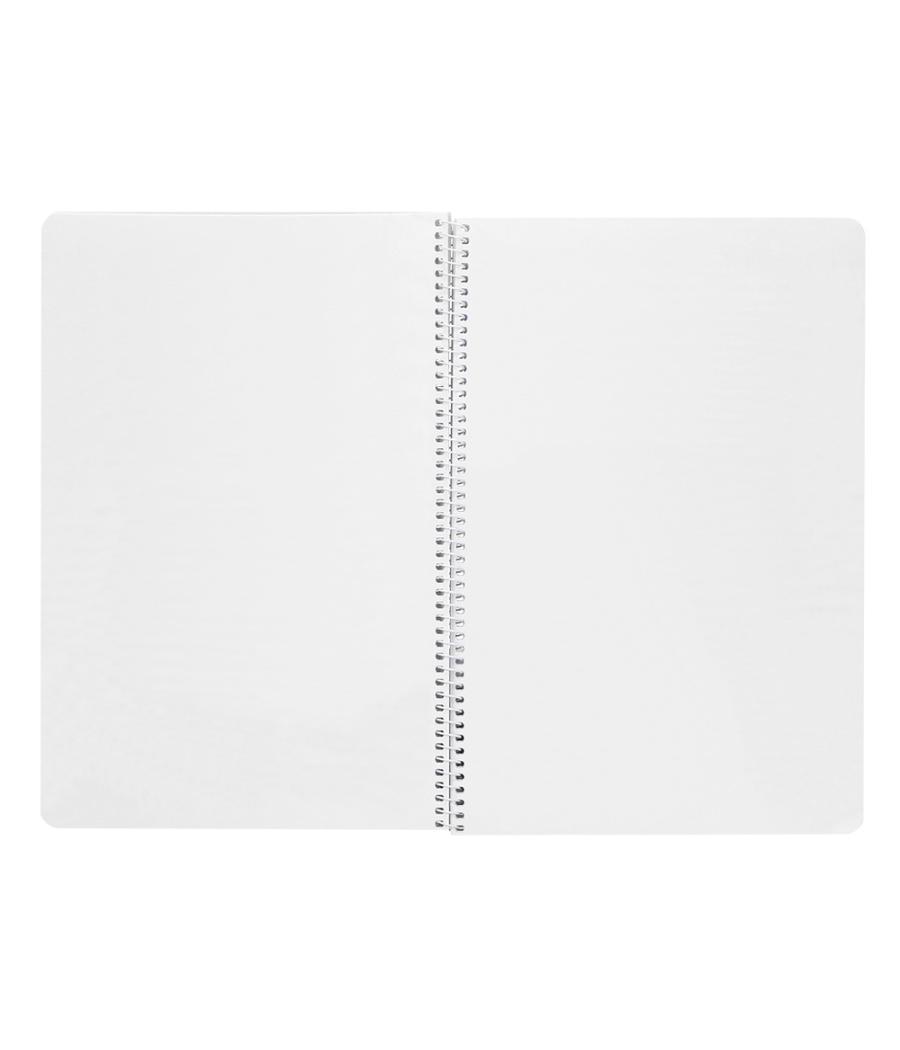 Cuaderno espiral liderpapel folio smart tapa blanda 80h 60gr liso sin margen colores surtidos