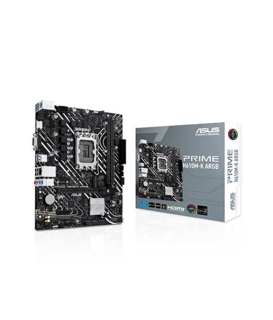 Placa base asus 1700 prime h610m-k argb