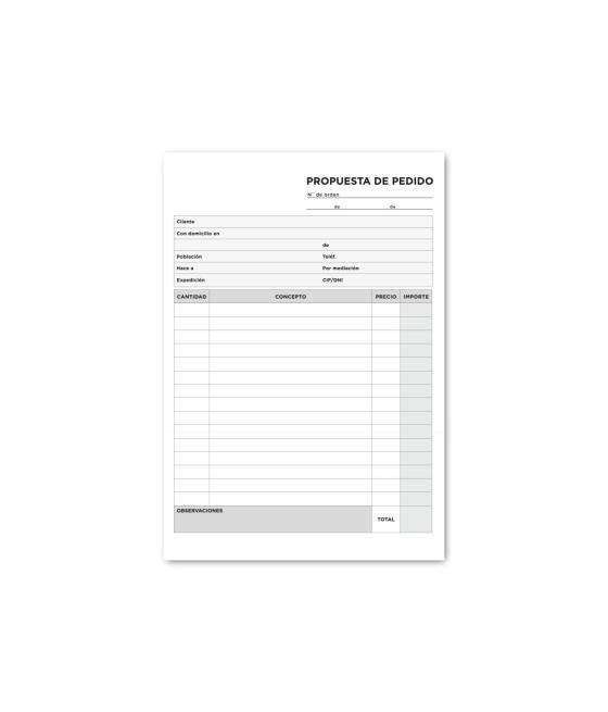 Talonario liderpapel pedidos cuarto original 122