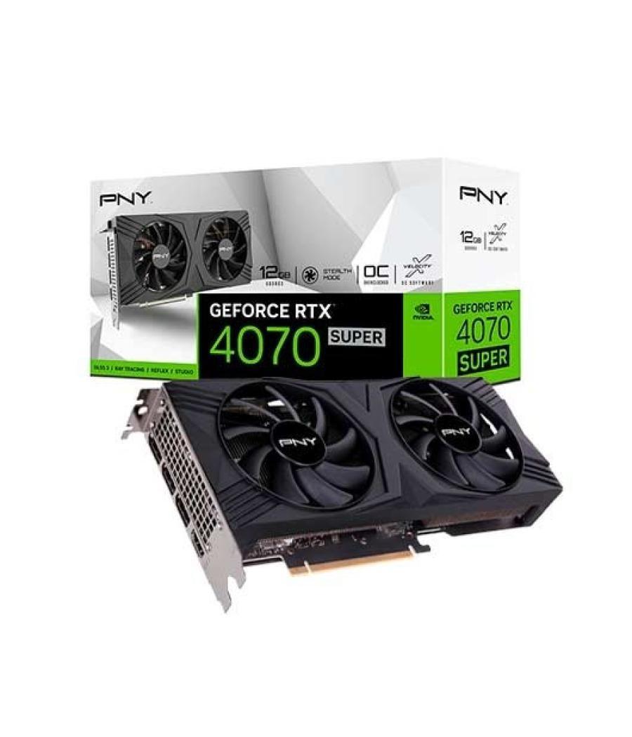 Tarjeta gráfica pny rtx 4070 super 12gb verto dual fan