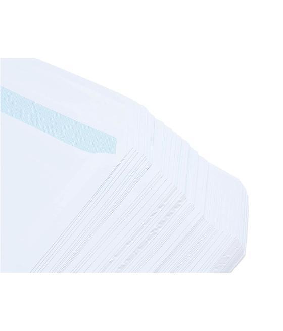 Sobre liderpapel bolsa blanco 310x410 mm solapa tira de silicona papel offset 100 gr caja de 250 unidades