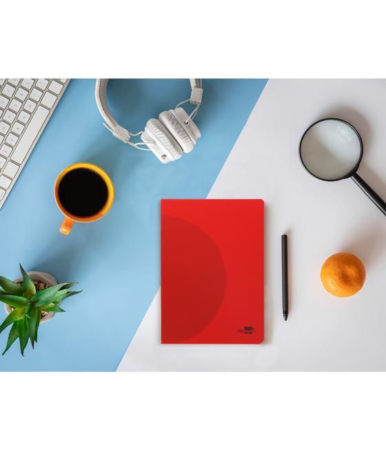 Libreta liderpapel 360 tapa de plástico a5 48 hojas 90g/m2 rayado nº 46 colores surtidos