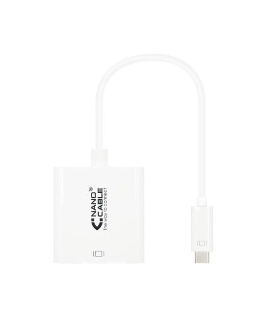 Nanocable CONVERSOR USB-C A DVI-D, 15 CM - Imagen 1