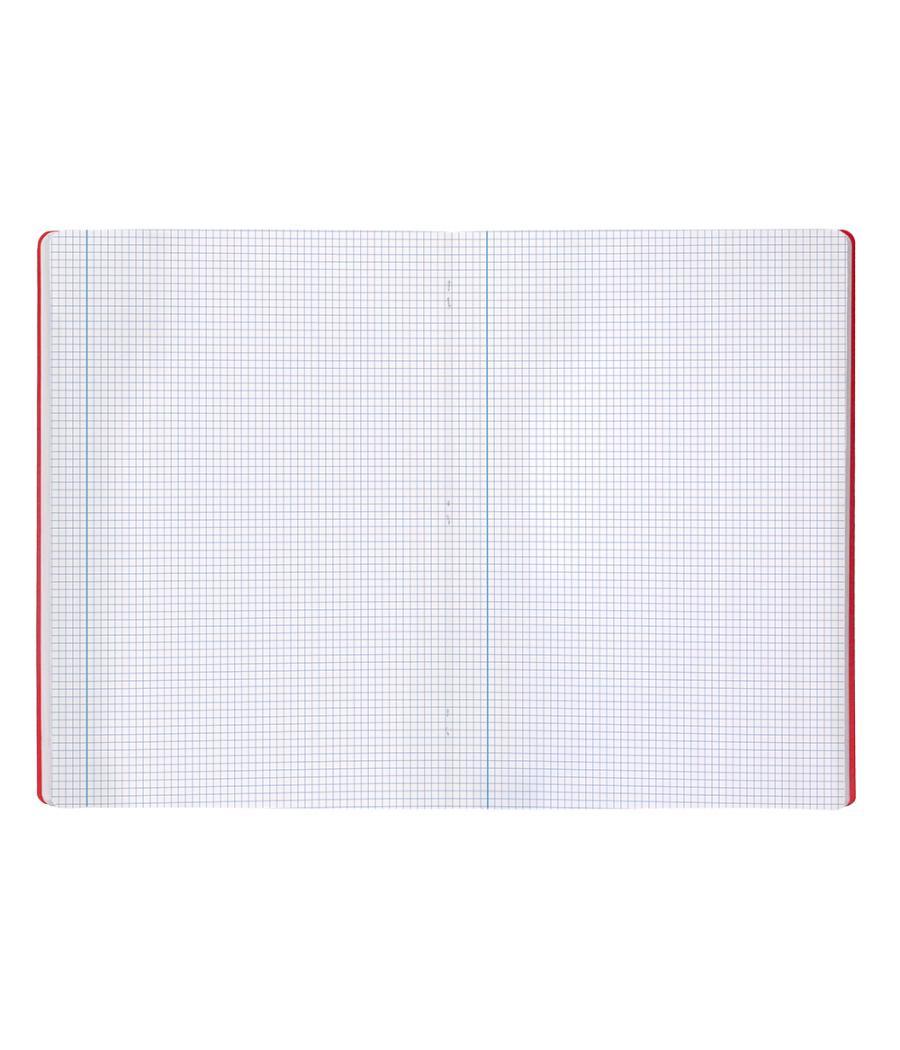 Libreta liderpapel 360 tapa de plástico a4 48 hojas 90g/m2 cuadro 3 mm con margen colores surtidos