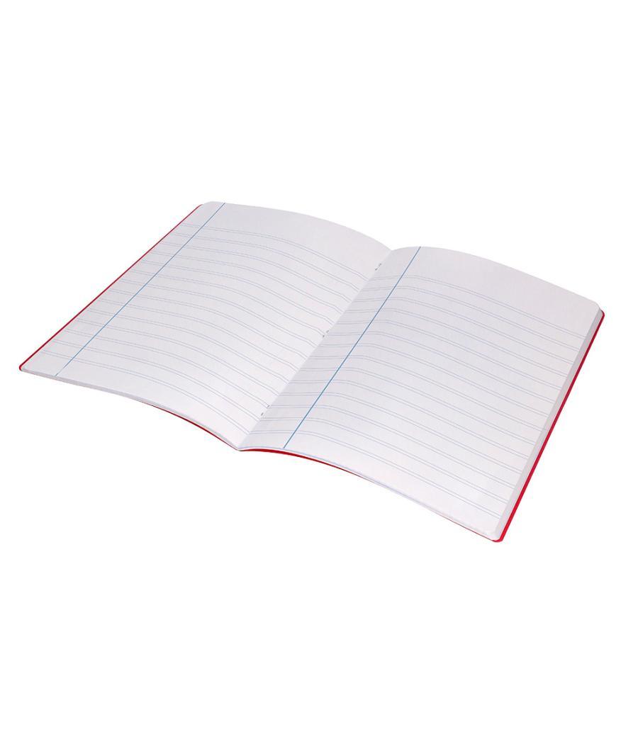 Libreta liderpapel 360 tapa de plástico a5 48 hojas 90g/m2 pauta 5 2,5mm con margen colores surtidos