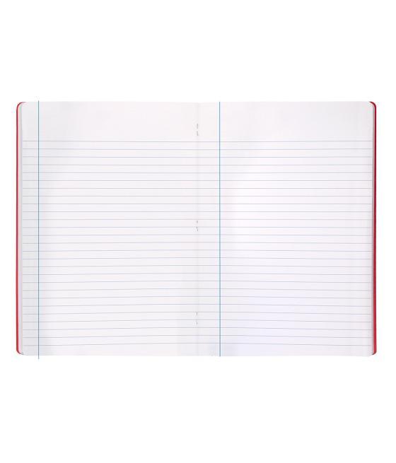 Libreta liderpapel 360 tapa de plástico a5 48 hojas 90g/m2 horizontal con margen colores surtidos