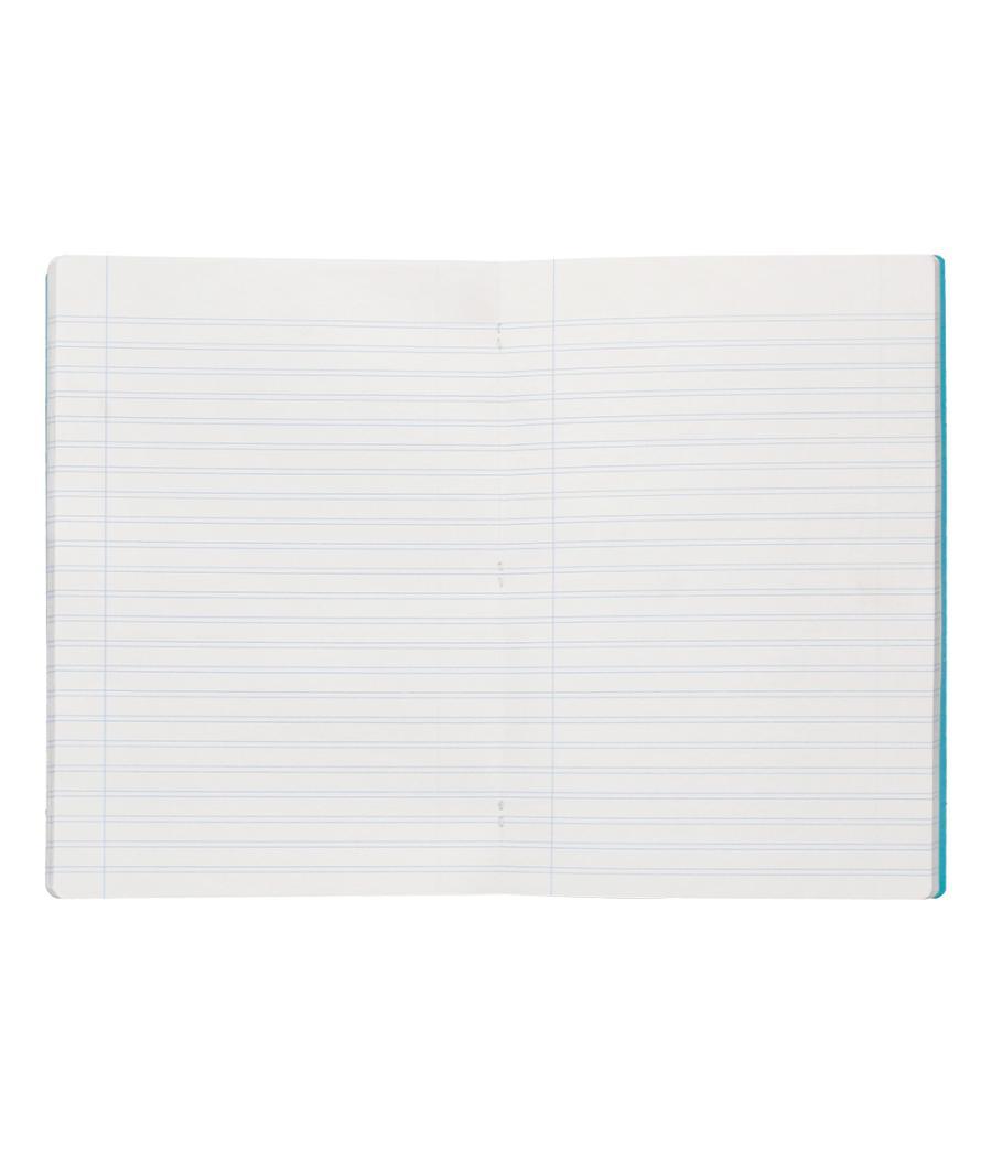 Libreta liderpapel 360 tapa de plástico a4 48 hojas 90g/m2 pauta 5 2,5mm con margen colores surtidos