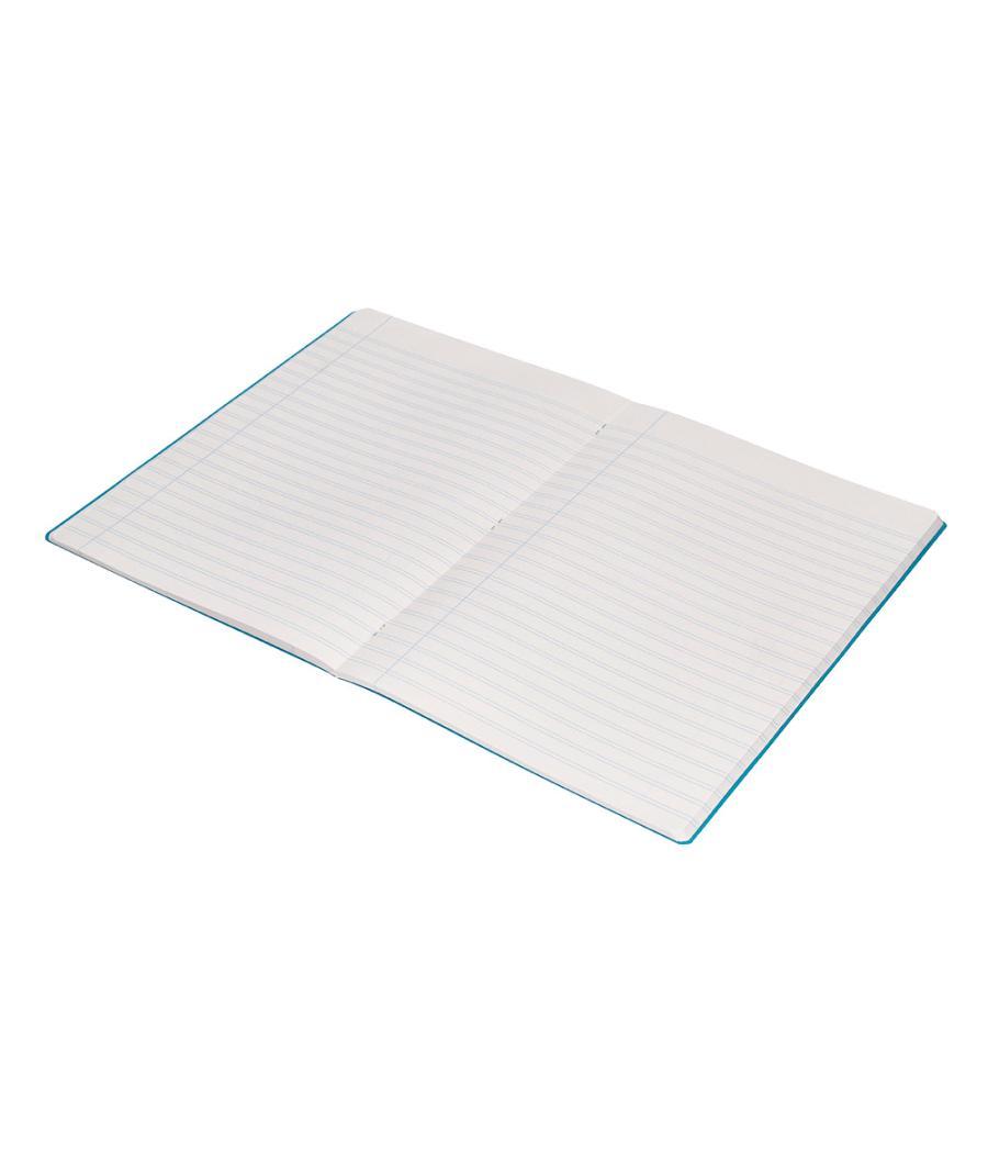 Libreta liderpapel 360 tapa de plástico a4 48 hojas 90g/m2 pauta 5 2,5mm con margen colores surtidos