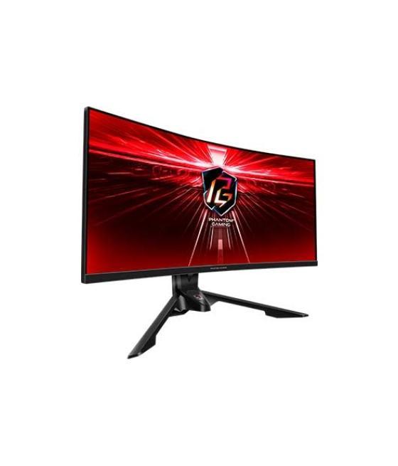 Monitor led 34 asrock pg34wq15r3a gaming curvo