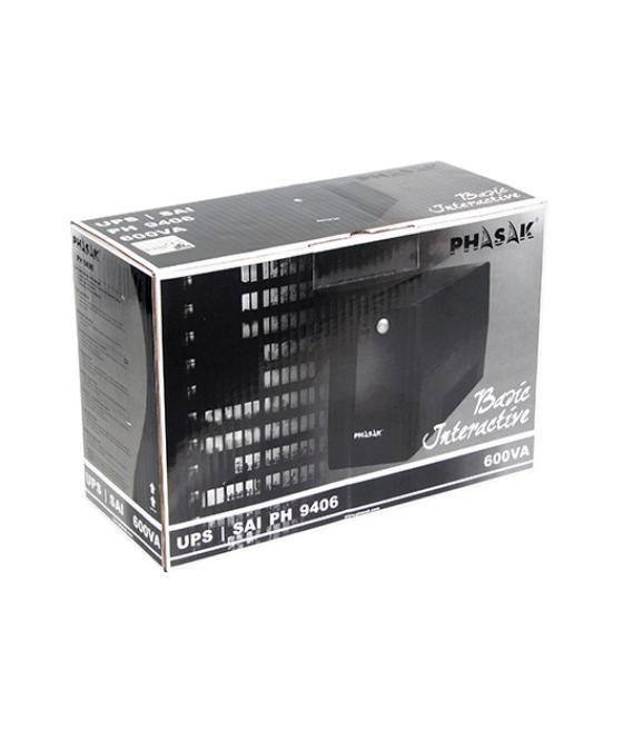 Sai/ups 600va phasak interact avr 2xschuko ph9406
