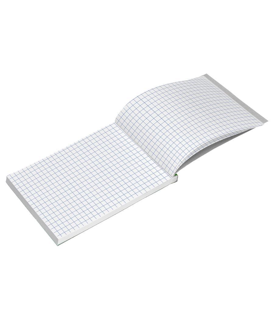 Bloc notas liderpapel cuadro 4mm a7 80 hojas 60g/m2 perforado