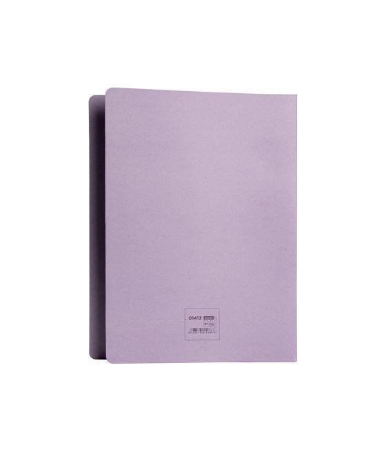 Carpeta gusanillo liderpapel folio cartón azul