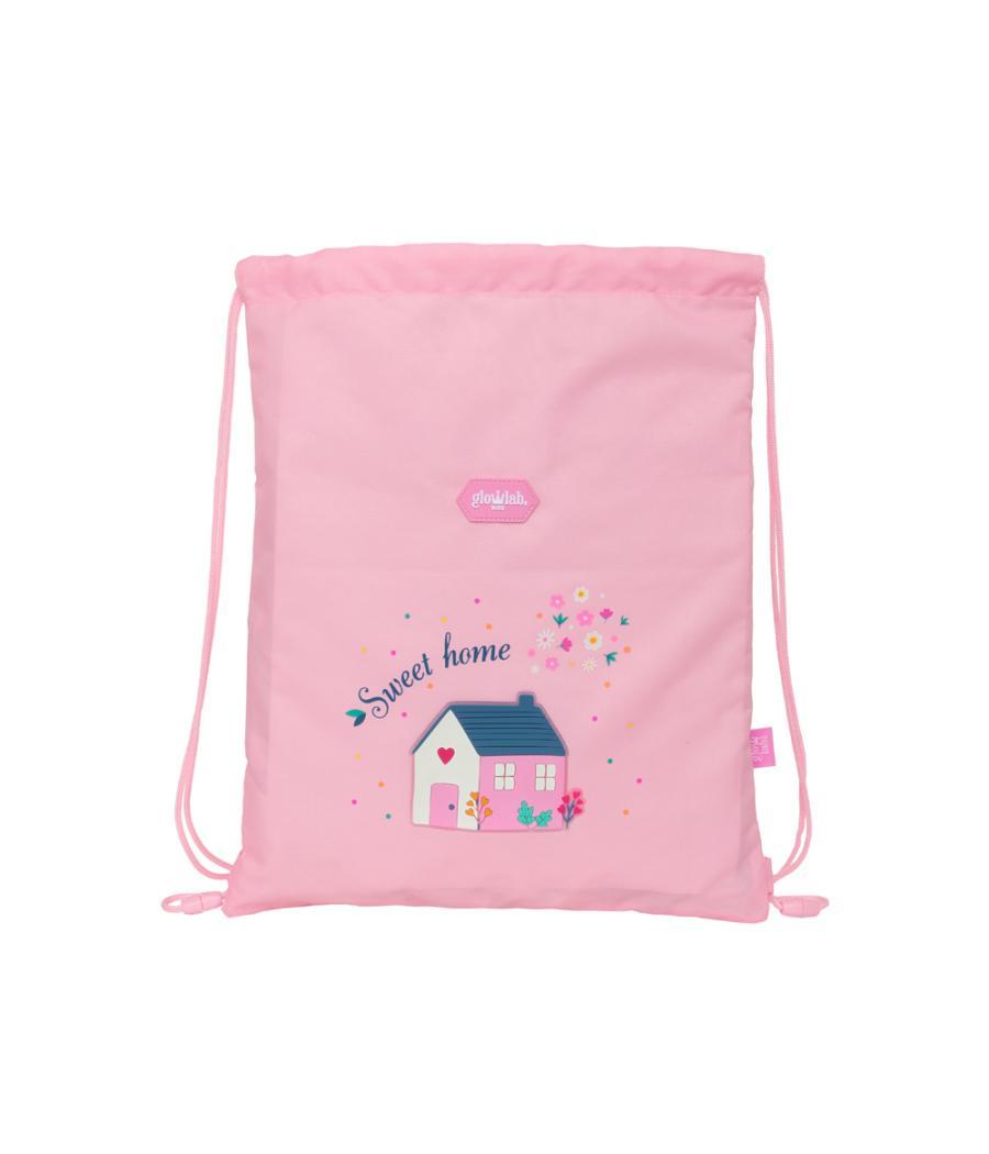 Saco plano safta junior reciclado glowlab kids sweet home 10x260x340 mm