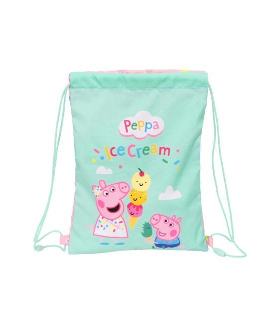 Saco plano safta junior peppa pig ice cream 10x260x340 mm