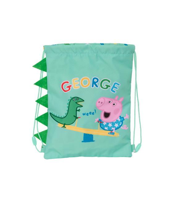 Saco plano safta junior peppa pig george 10x260x340 mm