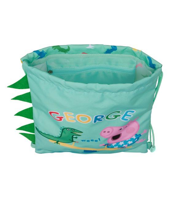 Saco plano safta junior peppa pig george 10x260x340 mm