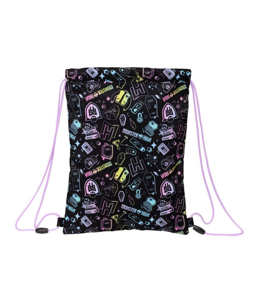 Saco plano safta junior monster high fantastic 10x260x340 mm