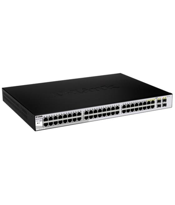 D-link web smart dgs-1210-48 - switch - managed - 48 puertos - ethernet, fast ethernet, gigabit ethernet - 10base-t, 100base-tx,