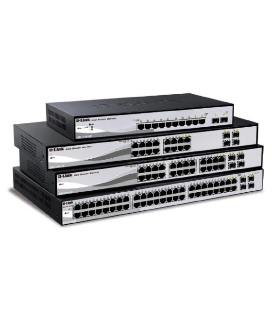 D-link web smart dgs-1210-48 - switch - managed - 48 puertos - ethernet, fast ethernet, gigabit ethernet - 10base-t, 100base-tx,