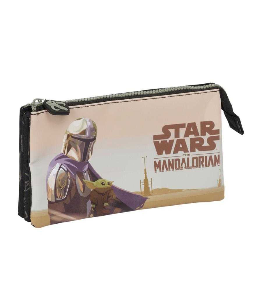 Bolso escolar portatodo safta triple the mandalorian this is the way 30x220x120 mm