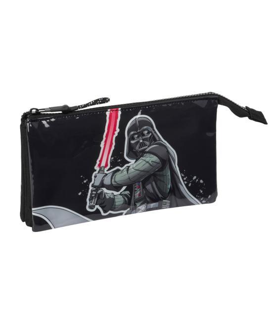 Bolso escolar portatodo safta triple star wars the fighter 30x220x120 mm