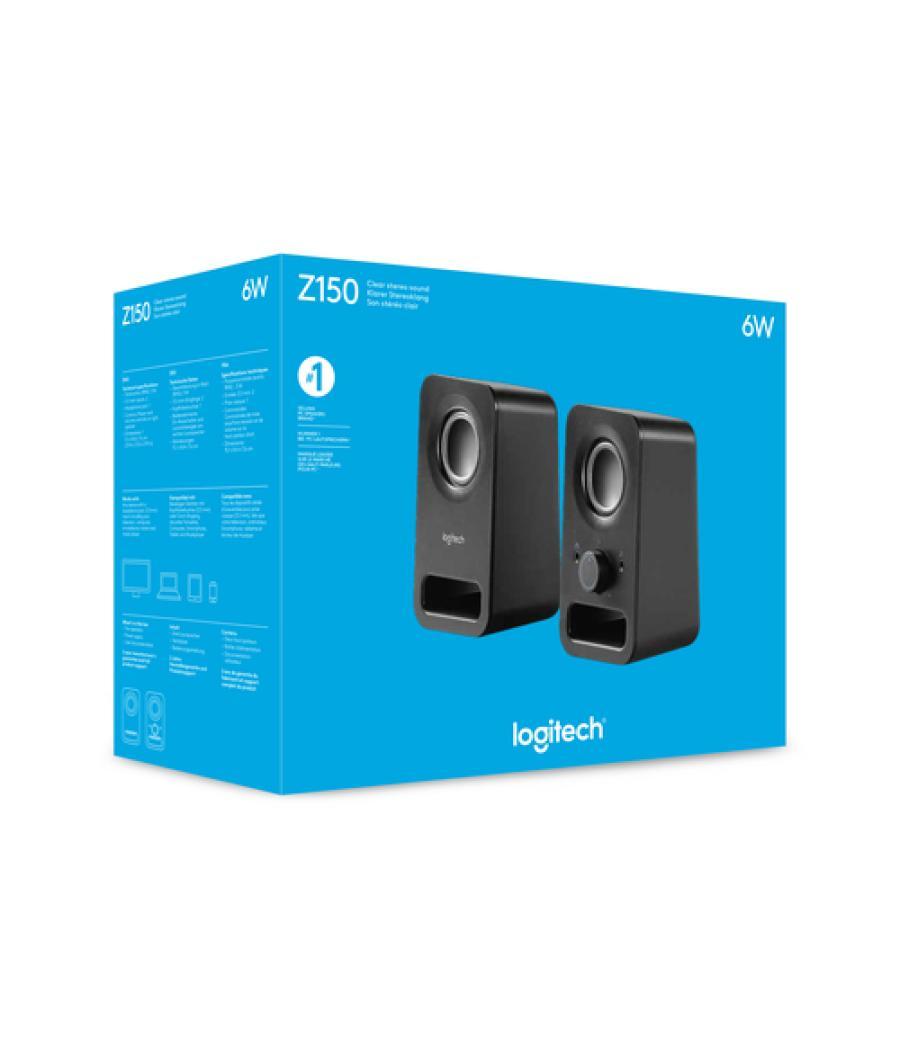 Logitech z150 - altavoces - negro