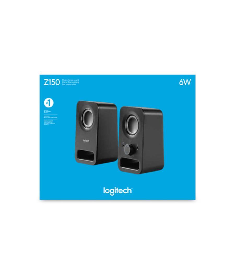 Logitech z150 - altavoces - negro