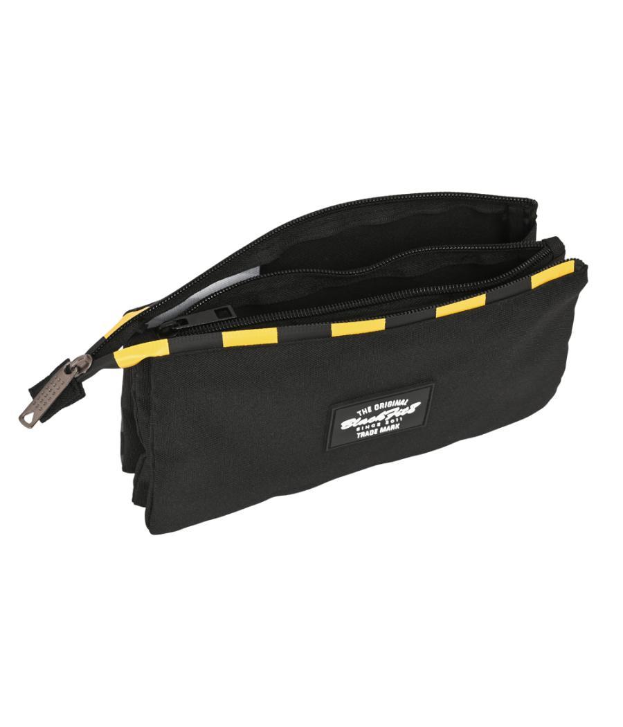 Bolso escolar portatodo safta triple reciclado blackfit8 zone 30x220x120 mm