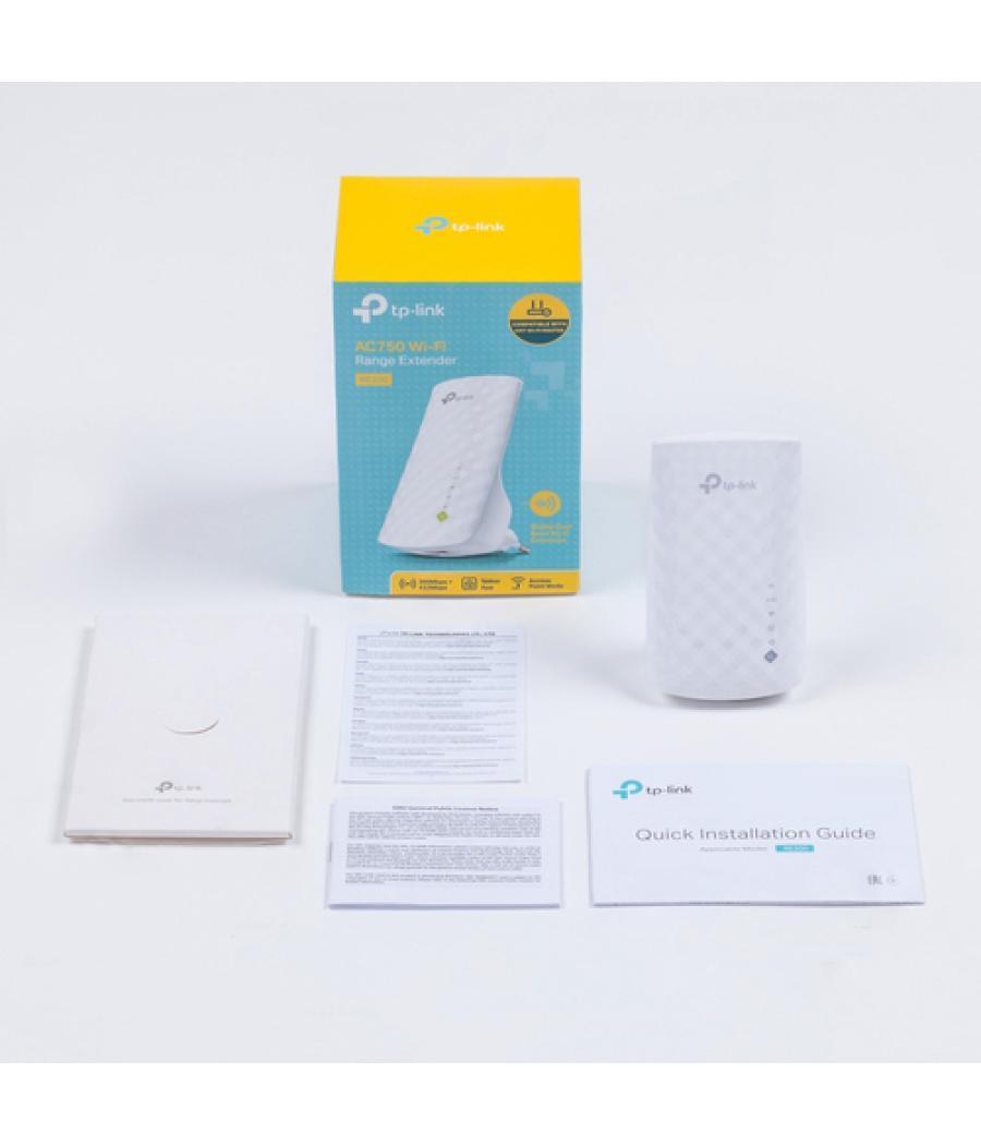 Tplink - re200 - extensor cobertura wifi 802.11ac - banda dual 5ghz 433mbps / 2.4ghz 300mbps - antenas internas