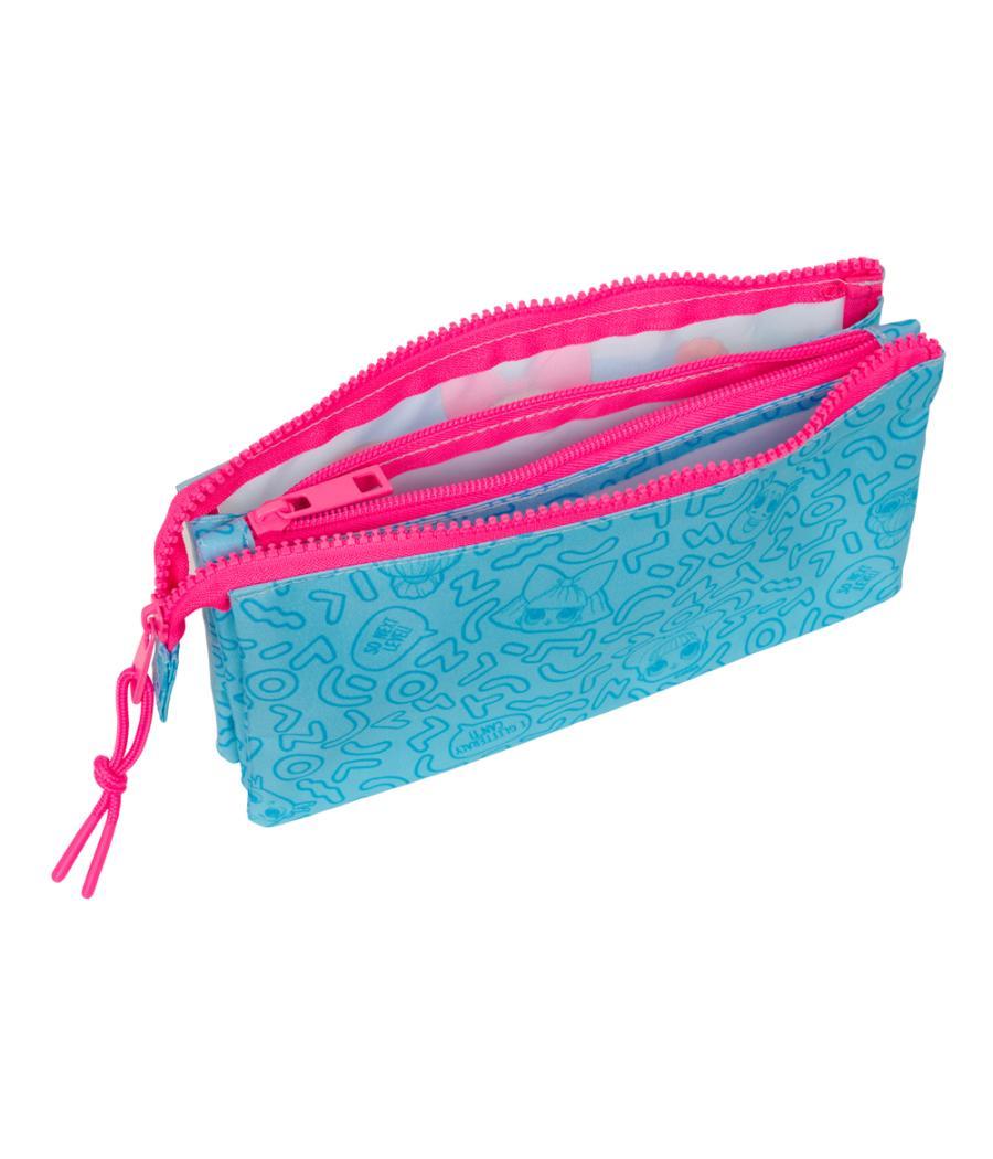 Bolso escolar portatodo safta triple l.o.l. surprise divas 30x220x120 mm