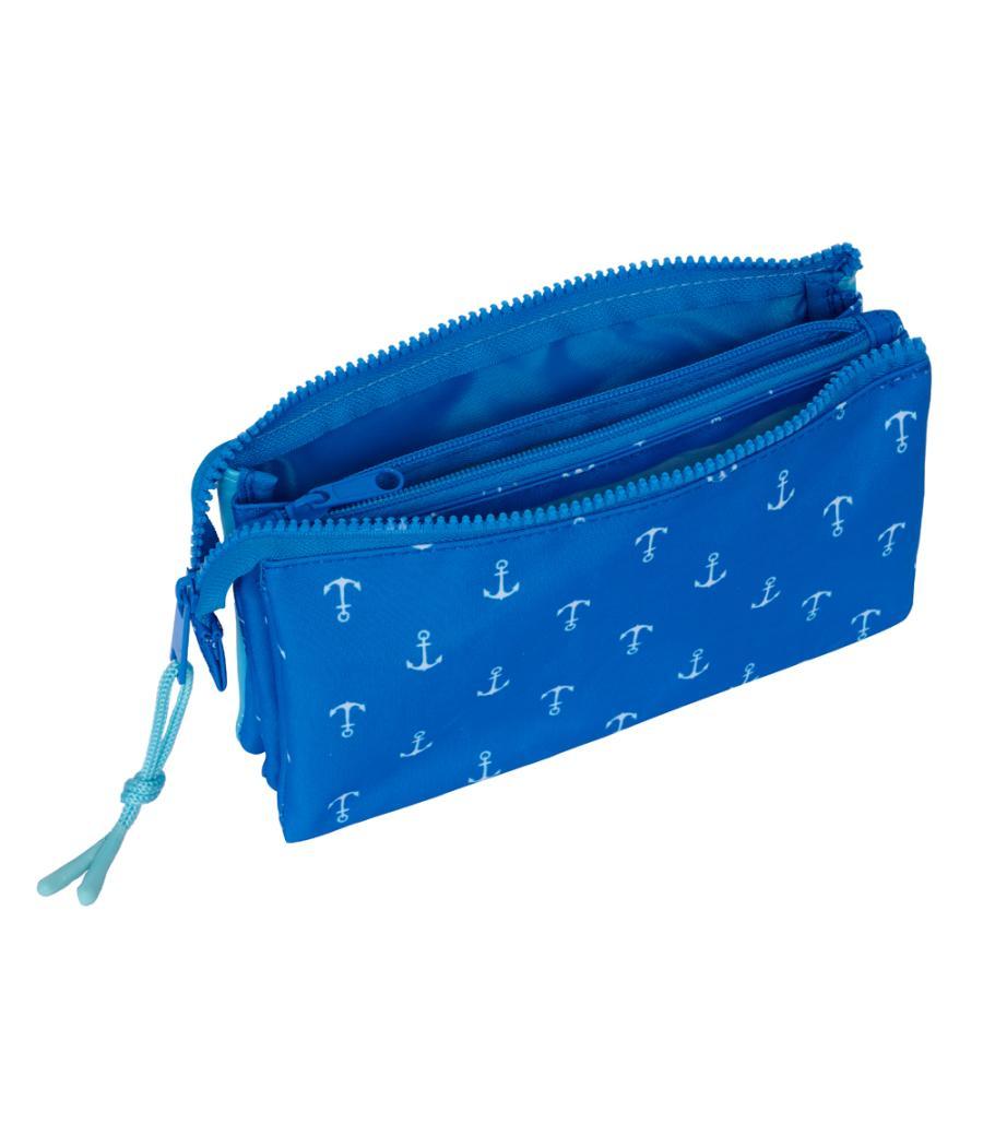 Bolso escolar portatodo safta triple donald duck 30x220x120 mm